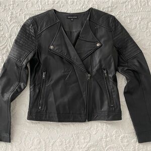 Kendall & Kylie Black PLeather Jacket